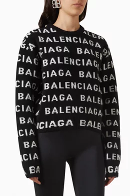 Balenciaga cropped sweater shop