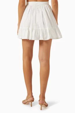 Keepsake mini skirt white store