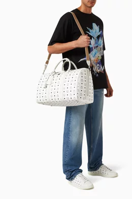 Mcm large duffle bag cheap