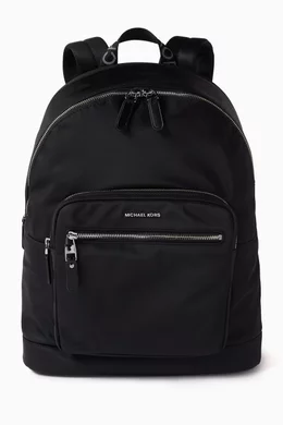Buy Michael Kors Black Hudson Backpack in Nylon Gabardine For Men Online Ounass Bahrain