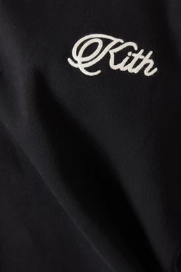 Buy Kith Black Just Us Hoodie in Cotton fleece For Men Online Ounass Bahrain