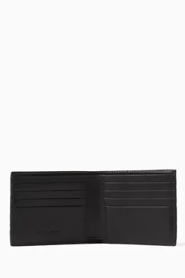 Buy Bottega Veneta Black Bi fold Wallet in Intrecciato Leather For Men Online Ounass Bahrain