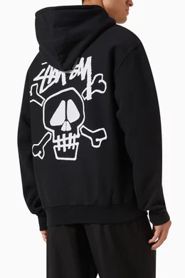 Stussy skull hoodie outlet