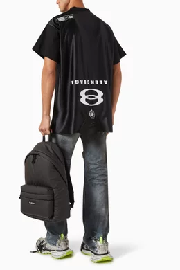 Buy Balenciaga Black Unity Sports Icon Deconstructed T-Shirt in