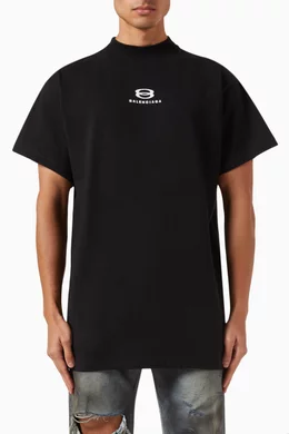 トップス BALENCIAGA UNITY SPORTS ICON PATCHED Balenciaga Unity Sports Icon Patched T-Shirt Top | Saks