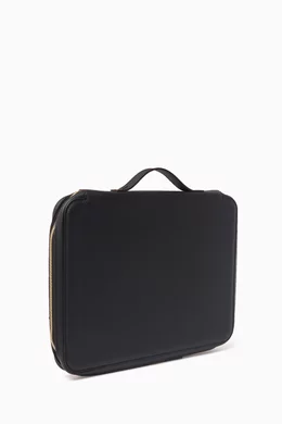 Buy MONTROI Black 13 Laptop Case in Leather For UNISEX Online Ounass Bahrain