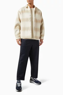 Buy Kith Neutral Ginza Shirt in Wool For Men Online Ounass Bahrain