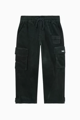Buy Kith Green Chauncey II Cargo Pants in Corduroy For Boys Online Ounass Bahrain