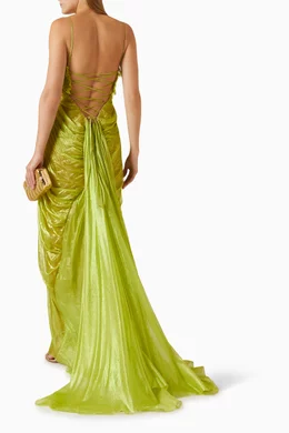 Buy Maria Lucia Hohan Yellow Victoria Maxi Dress For Women Online Ounass Bahrain