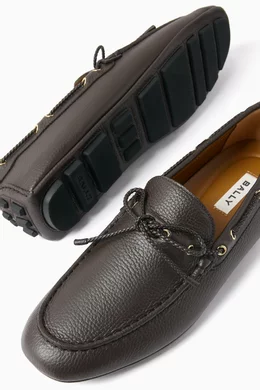 Bally driving loafers clearance