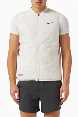 Buy Nike Running Neutral Therma FIT ADV AeroLayer Running Vest in Padded Nylon For Men Online Ounass Bahrain