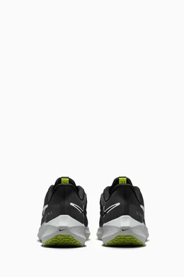 Buy Nike Running Black Air Zoom Pegasus 39 Shield Sneakers in Mesh For Men Online Ounass Bahrain