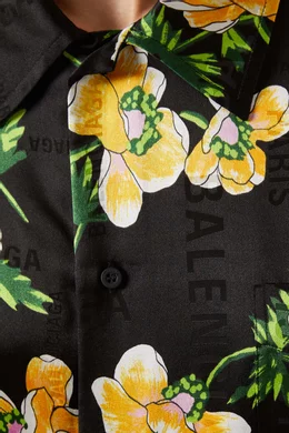 Balenciaga flower print shirt 2025