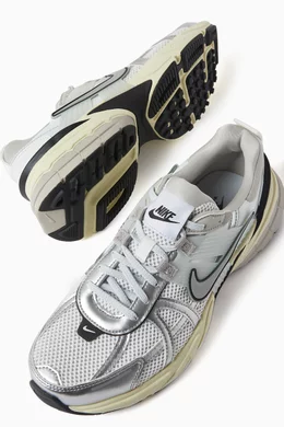Buy Nike Silver V2K Run Sneakers in Mesh For Women Online Ounass Bahrain