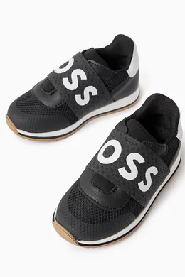 Kids hugo boss trainers online