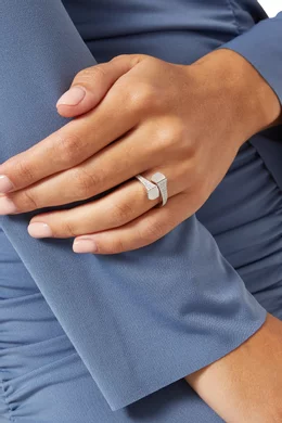 White gold midi ring store