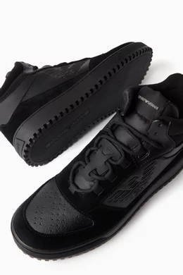 Emporio armani high top sneakers cheap