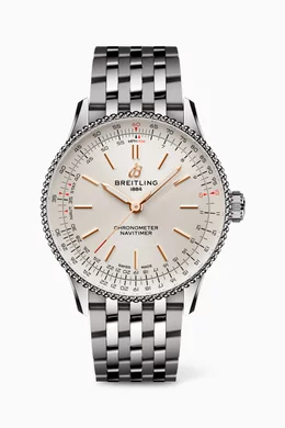 Buy Breitling Neutral Navitimer Automatic Stainless Steel Watch 36mm For Women Online Ounass Bahrain