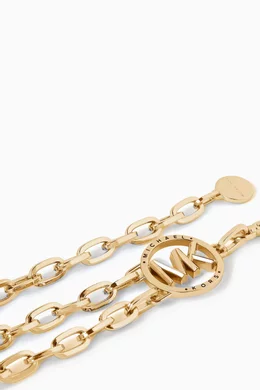 Buy Michael Kors Gold Swag Chain Waist Belt in Metal For Women