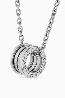 Bvlgari silver necklace discount