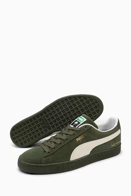 Buy Puma Green Classic XXI Dubai Low top Sneakers in Suede For Women Online Ounass Bahrain