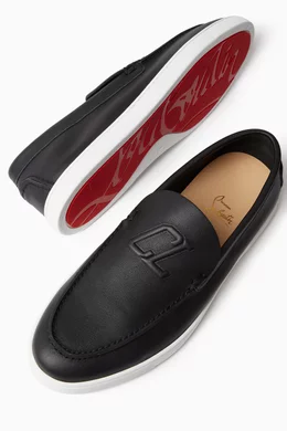 Louboutin slip on discount