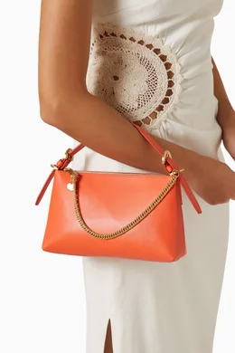 Buy ZAC Zac Posen Orange Posen Zip Top Crossbody Bag in Leather For Women Online Ounass Bahrain