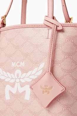 Buy MCM Pink Mini Himmel Shopper Bag in Canvas For Women Online Ounass Bahrain