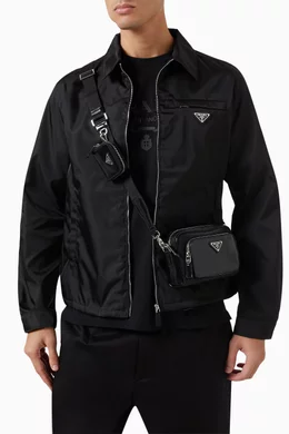 Prada men's bag leather shop