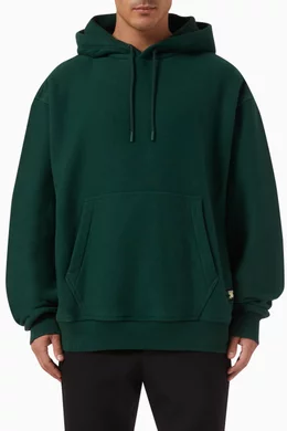 Buy Burberry Green Drawstring Hoodie in Cotton For Men Online Ounass Bahrain