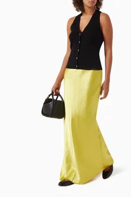 Vince yellow skirt hot sale