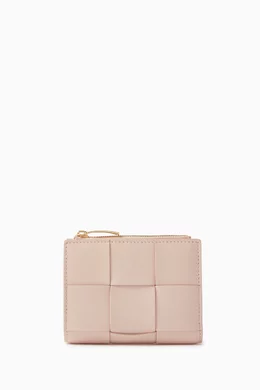 Bottega veneta pink wallet online