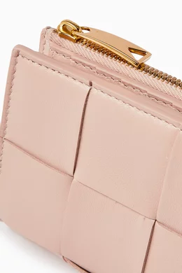 Bottega veneta pink wallet online