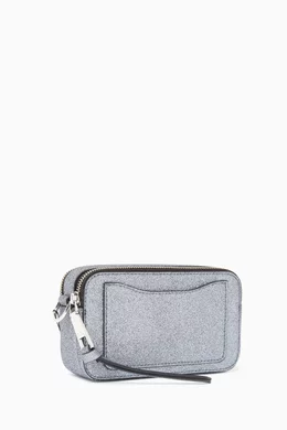 Buy Marc Jacobs Silver The Galactic Snapshot Camera Bag in Glitter Leather For Women Online Ounass Bahrain