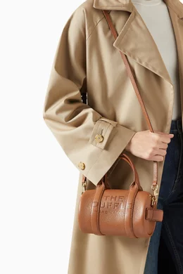 Buy Marc Jacobs Brown The Mini Duffle Crossbody Bag in Leather For Women Online Ounass Bahrain