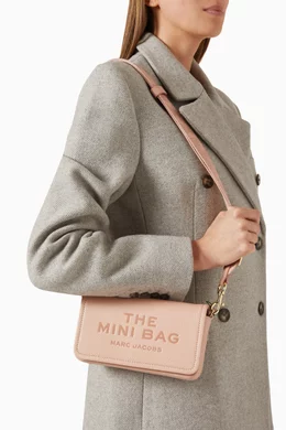 Buy Marc Jacobs Pink The Mini Crossbody Bag in Leather For Women Online Ounass Bahrain