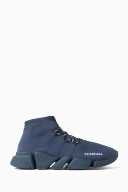 Balenciaga speed knit mens blue store
