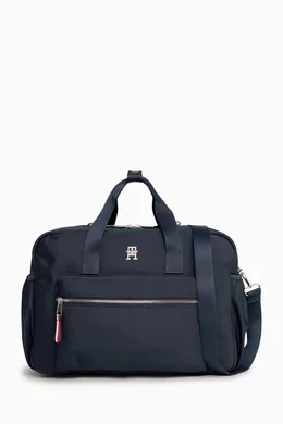 Buy Tommy Hilfiger Blue TH Monogram Plaque Changing Bag For Baby Boys Online Ounass Bahrain