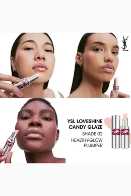 Buy YSL Beauty Colourless 2 Healthy Glow Plumper Loveshine Candy Glaze Lip Gloss Stick 3.4g For Women Online Ounass Bahrain