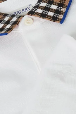 Boys burberry polo hot sale
