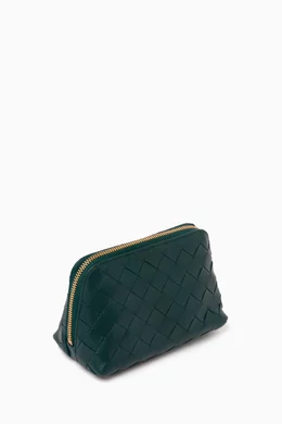 Buy Bottega Veneta Multicolour Beauty Pouch in Intrecciato Leather For Women Online Ounass Bahrain