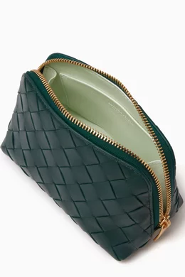 Buy Bottega Veneta Multicolour Beauty Pouch in Intrecciato Leather For Women Online Ounass Bahrain
