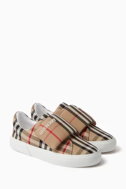 Burberry tartan sneakers clearance