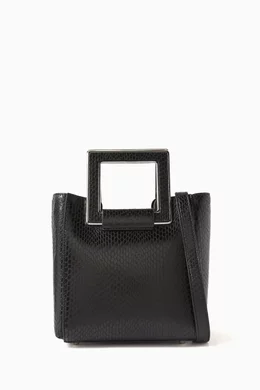 Staud mini shirley bag black discount