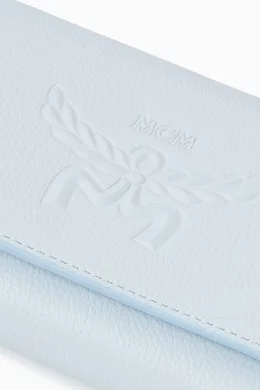 Mcm blue wallet outlet