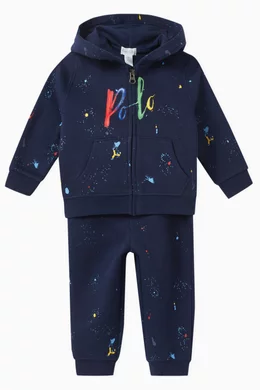 Polo hoodie and pants set discount