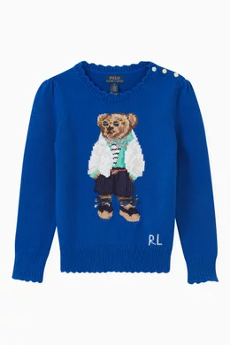 Boys polo bear sweater 2025