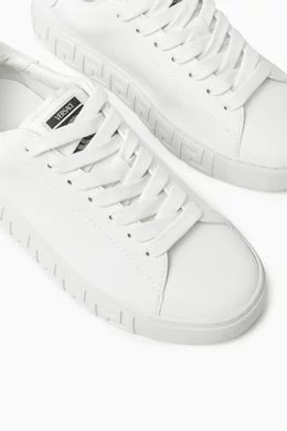 White versace sneakers discount