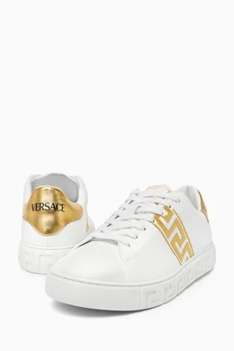 White versace sneakers outlet