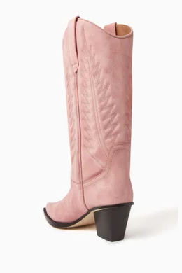 Knee high cowboy boots uk store